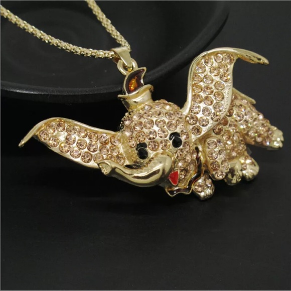 Golden Elephant Necklace - Picture 3 of 3